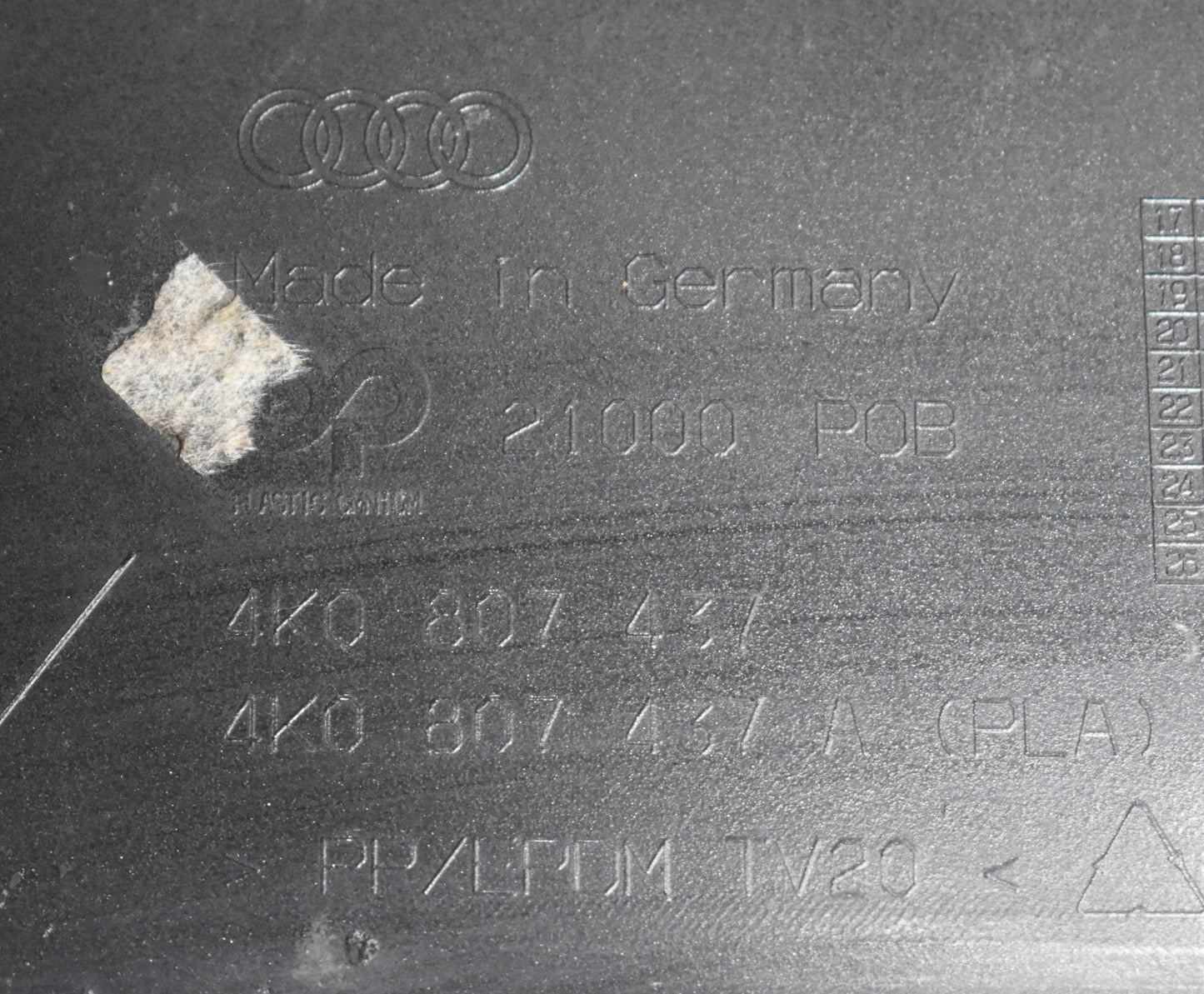 AUDI A6 C8 4K FRONT BUMPER ORG