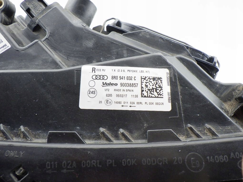 AUDI Q5 8R 8R0 LIFT BI XENON LED SWIVELING 12- RIGHT