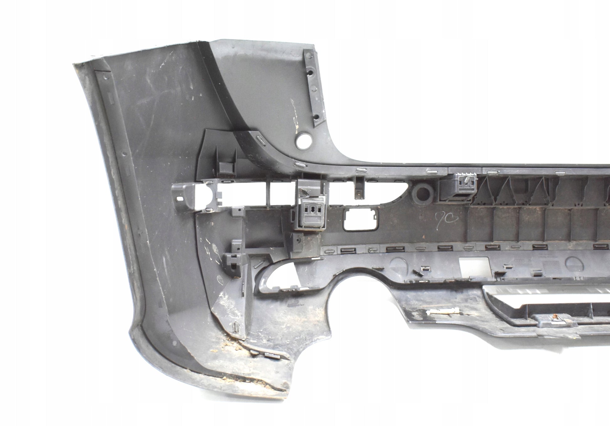 AUDI Q5 8R0 S LINE REAR BUMPER ORG + BOTTOM FOR TWO PIPES