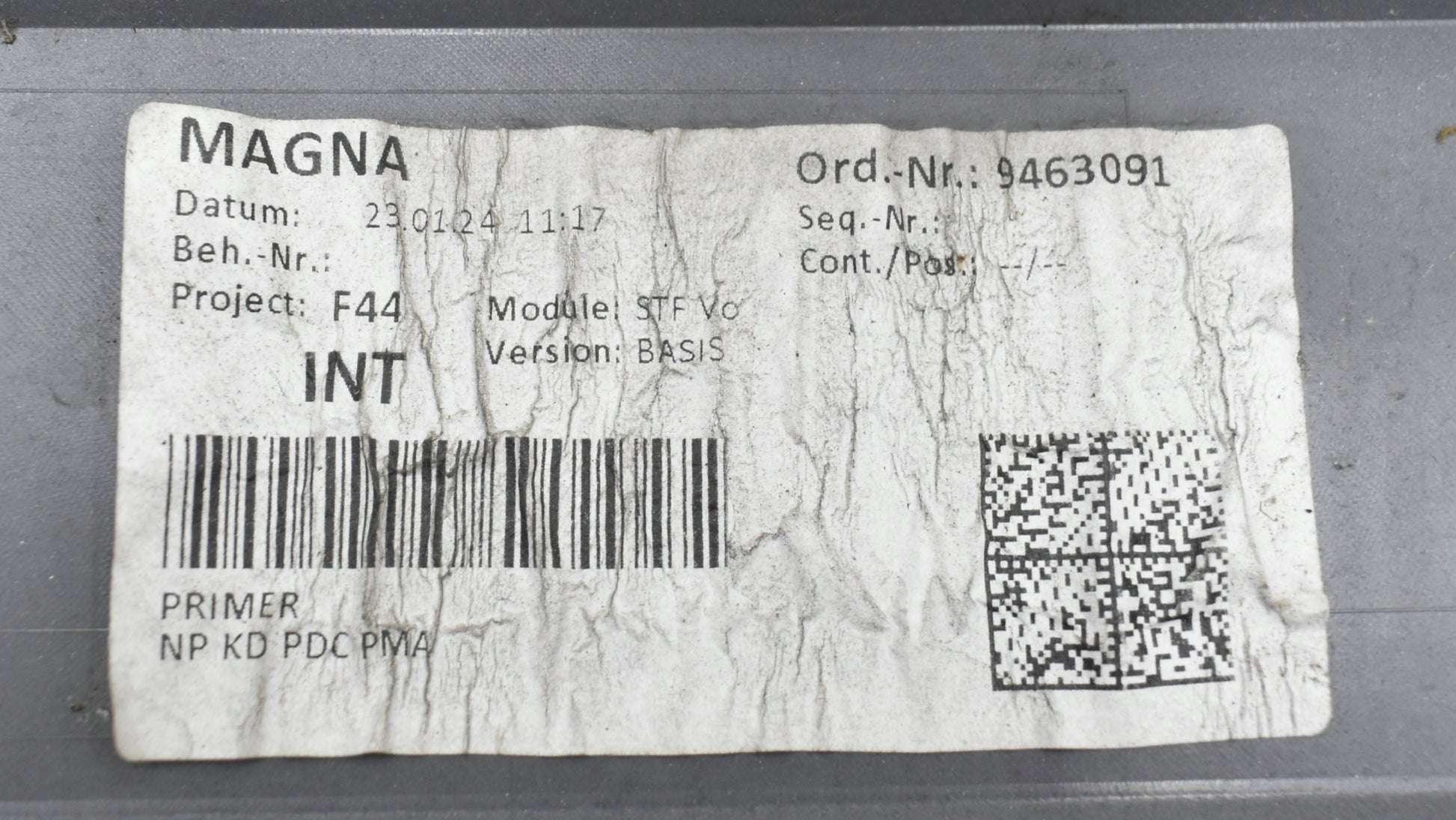 BMW 2 F44 GRAN COUPE FRONT BUMPER ORG