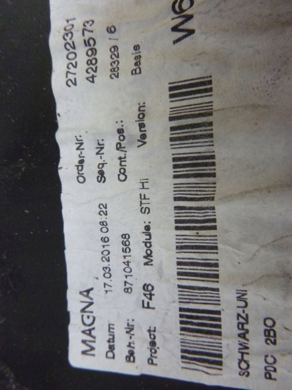 BMW 2 F46 Gran Tourer Rear Bumper