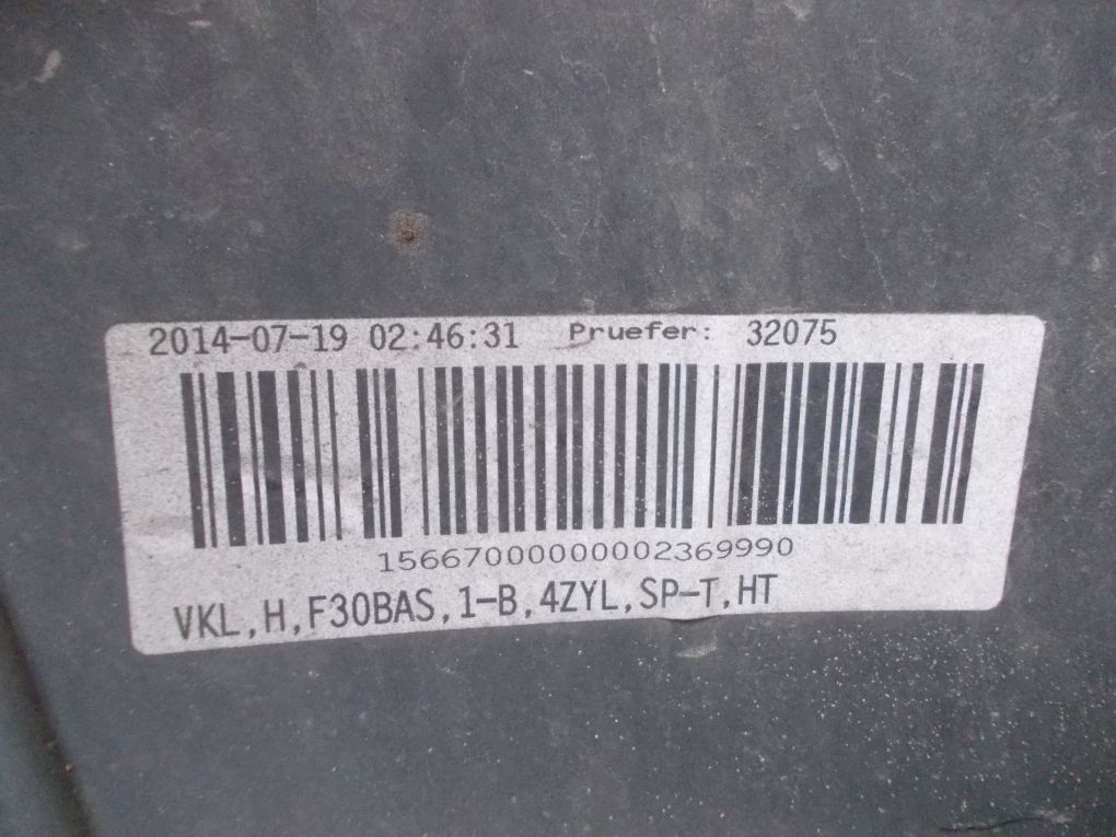 BMW 3 F30 Sedan Rear Bumper