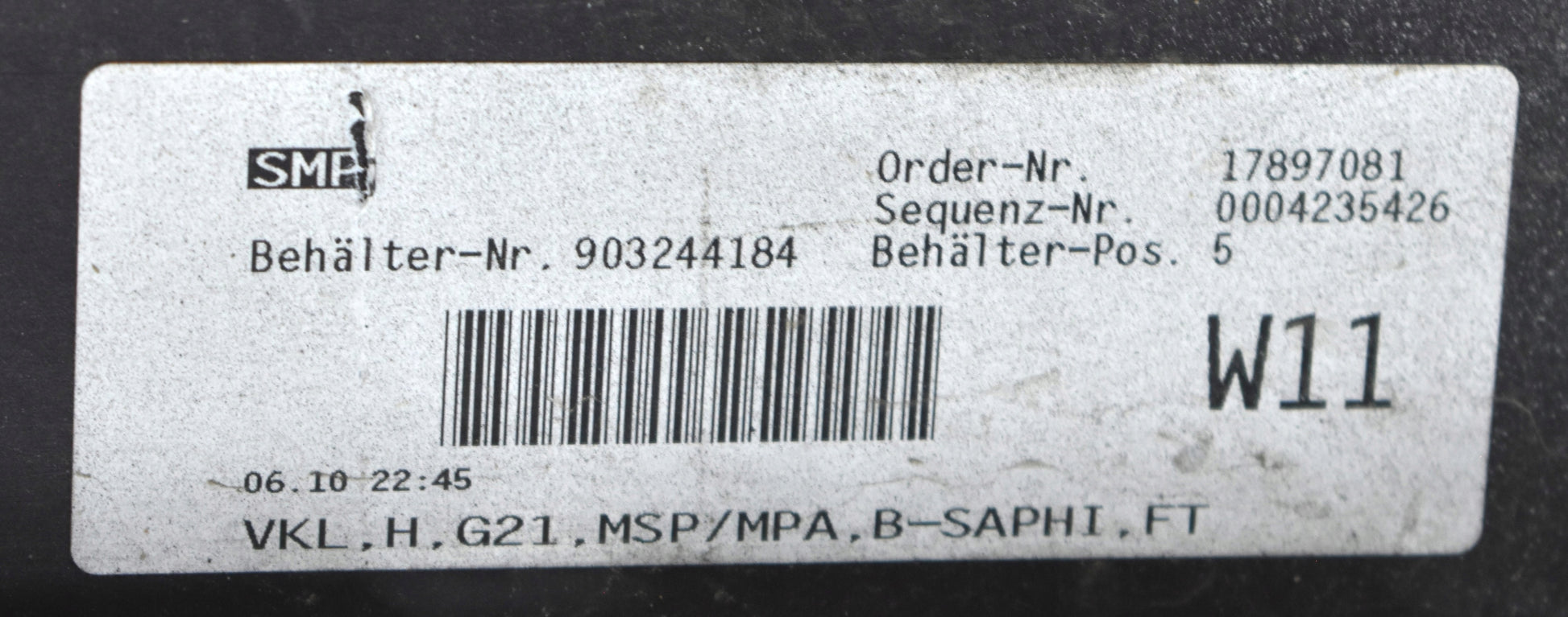 BMW 3 G21 M PACKAGE REAR BUMPER ORIGINAL ESTATE