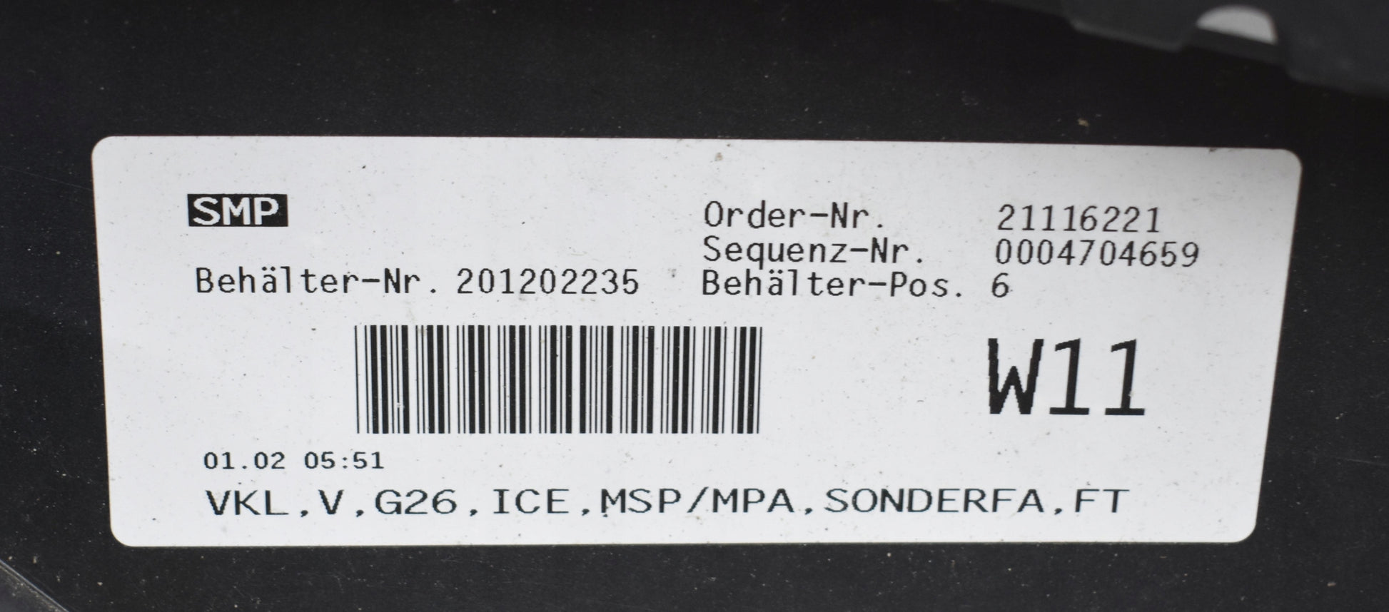 BMW 4 GRAN COUPE G26 M SPORT PACKAGE FRONT BUMPER ORIGINAL