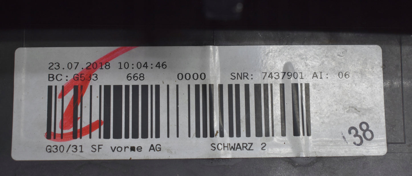 BMW 5 G30 G31 FRONT BUMPER EXCELLENT CONDITION ORIGINAL