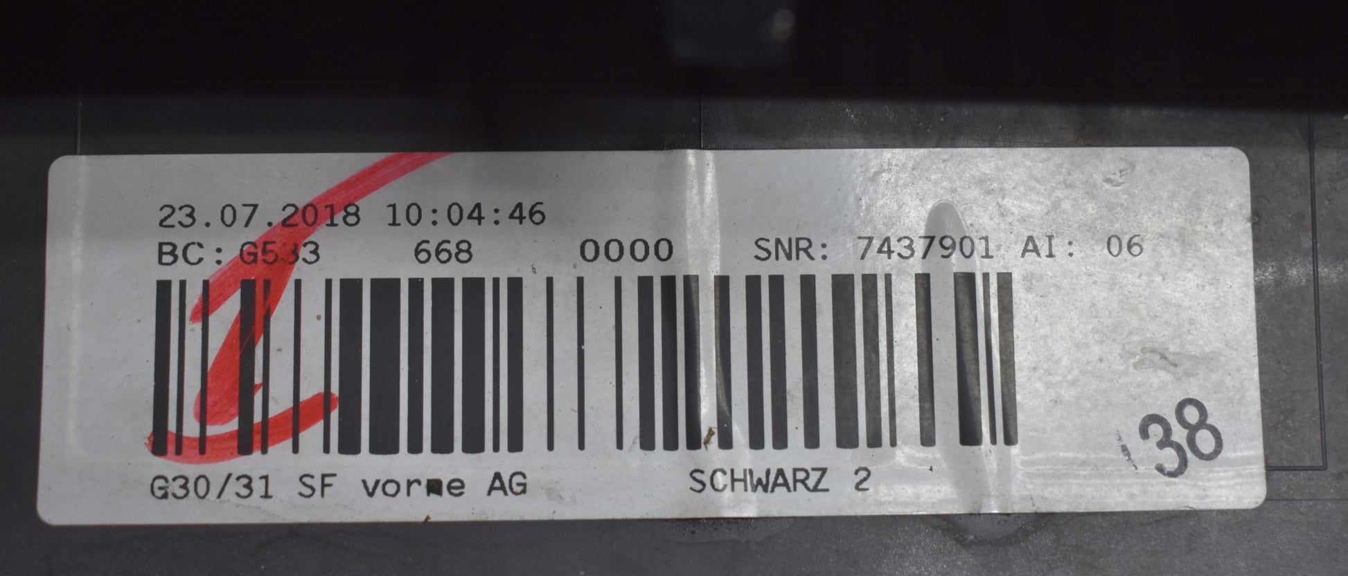 BMW 5 G30 G31 FRONT BUMPER EXCELLENT CONDITION ORIGINAL