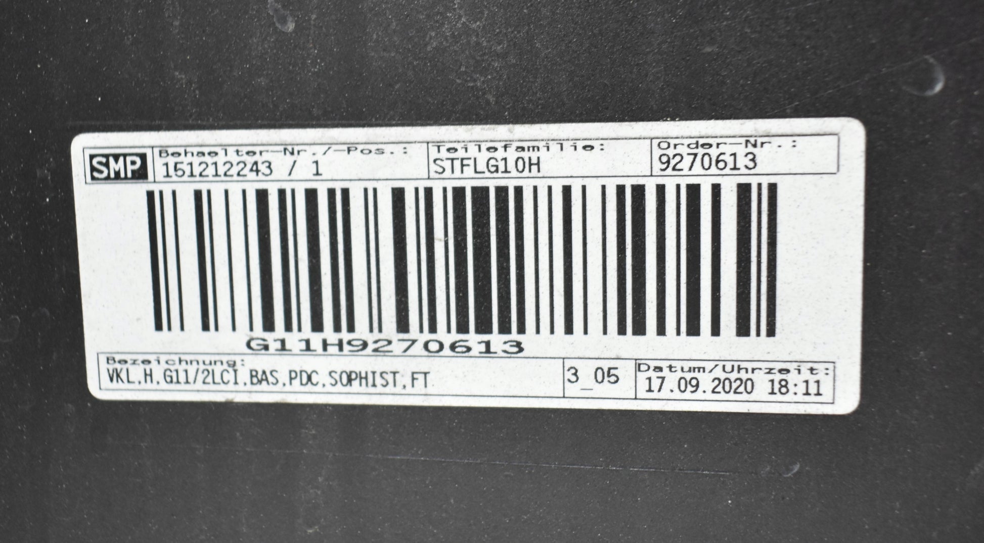 BMW 7 G11 G12 LIFT LCI REAR BUMPER ORG