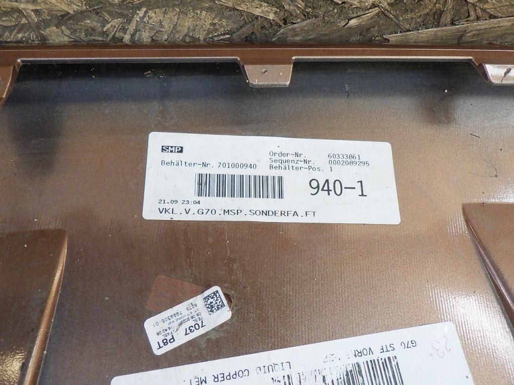 BMW 7 I7 G70 M PACKAGE 2022- front bumper