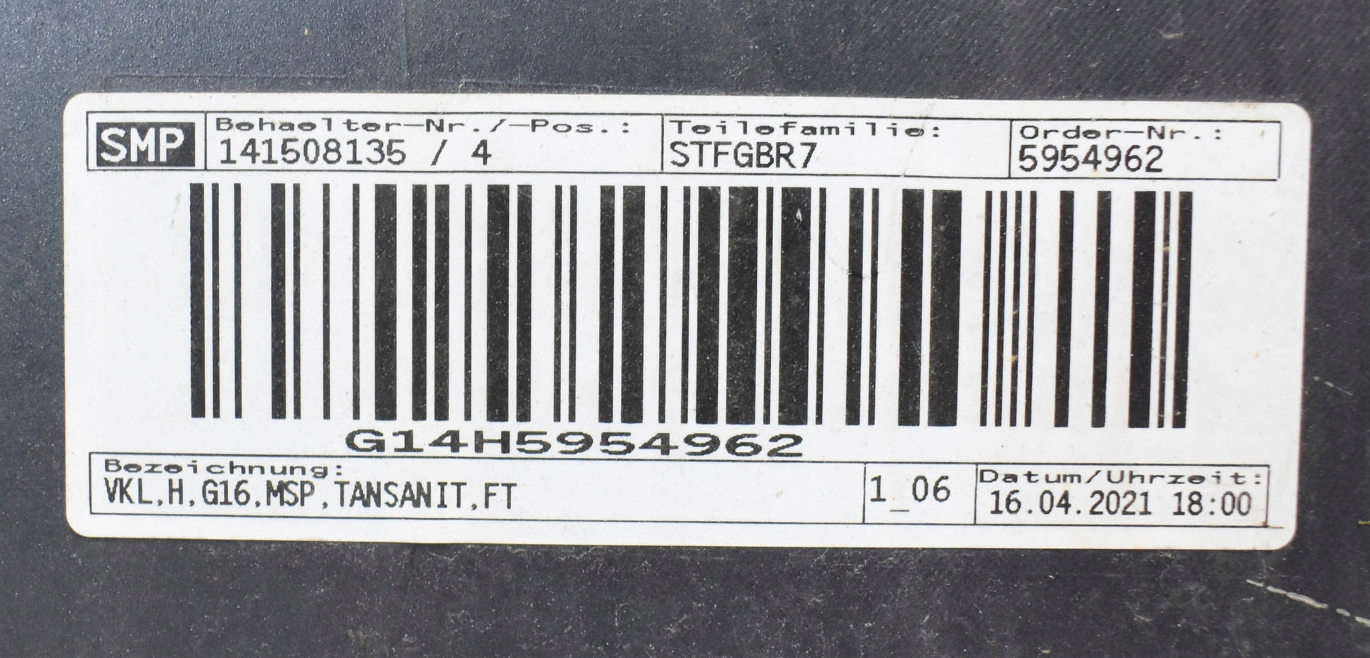 BMW 8 G16 M PACKAGE REAR BUMPER ORIGINAL