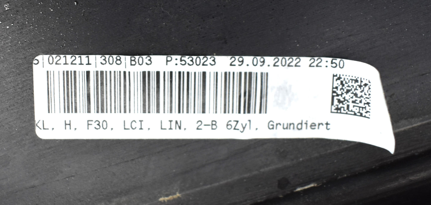 BMW F30 LIFT LCI Chrome Trim Rear Bumper Decorative Strip Original