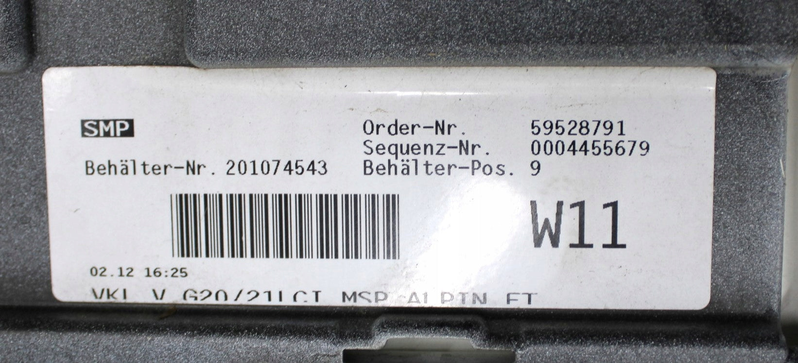 BMW G20 G21 LIFT LCI M PACKAGE FRONT BUMPER ORG