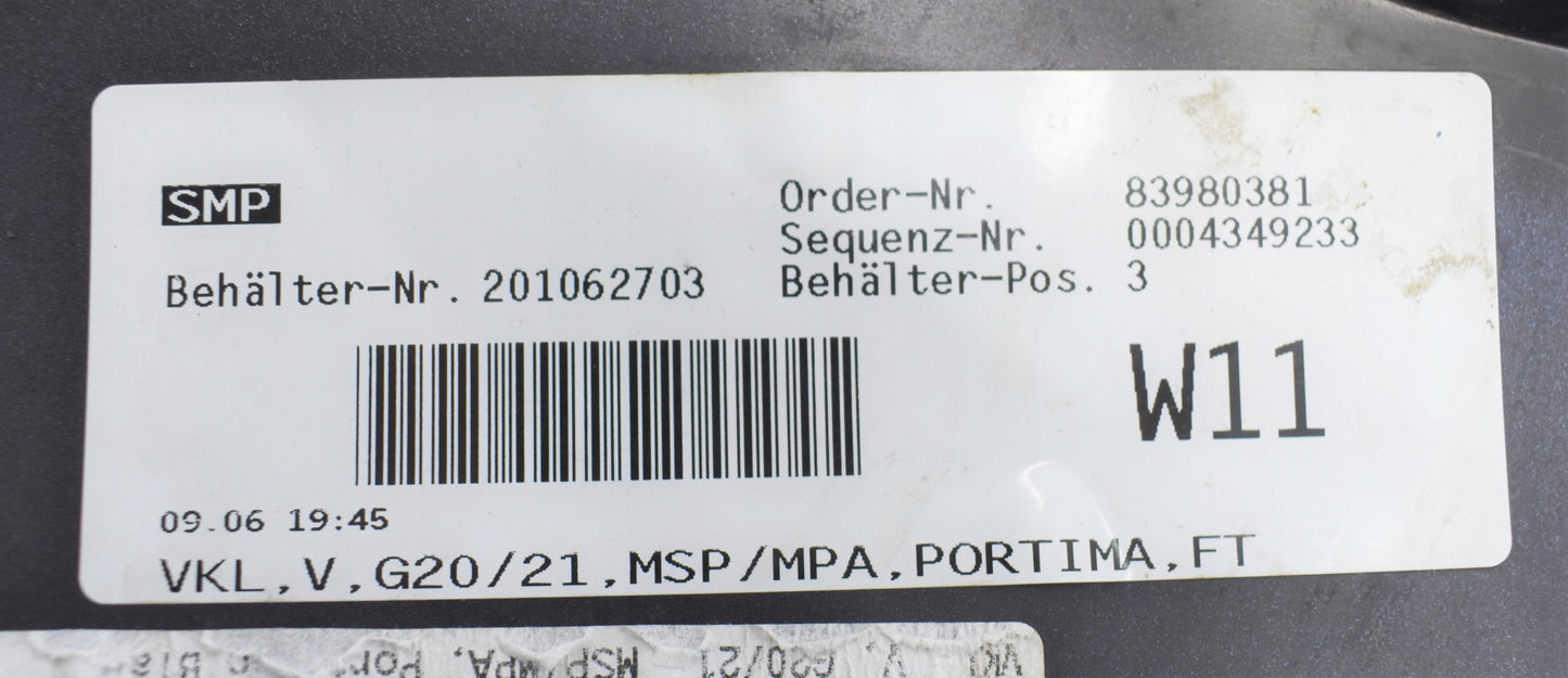 BMW G20 G21 M PACKAGE FRONT BUMPER ORG