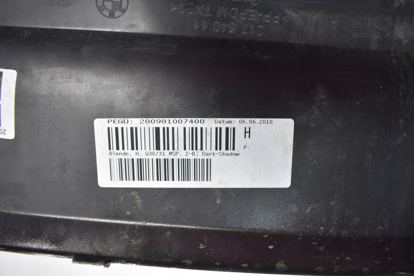 BMW G30 G31 M PACKAGE BUMPER DIFFUSER SPOILER ORG