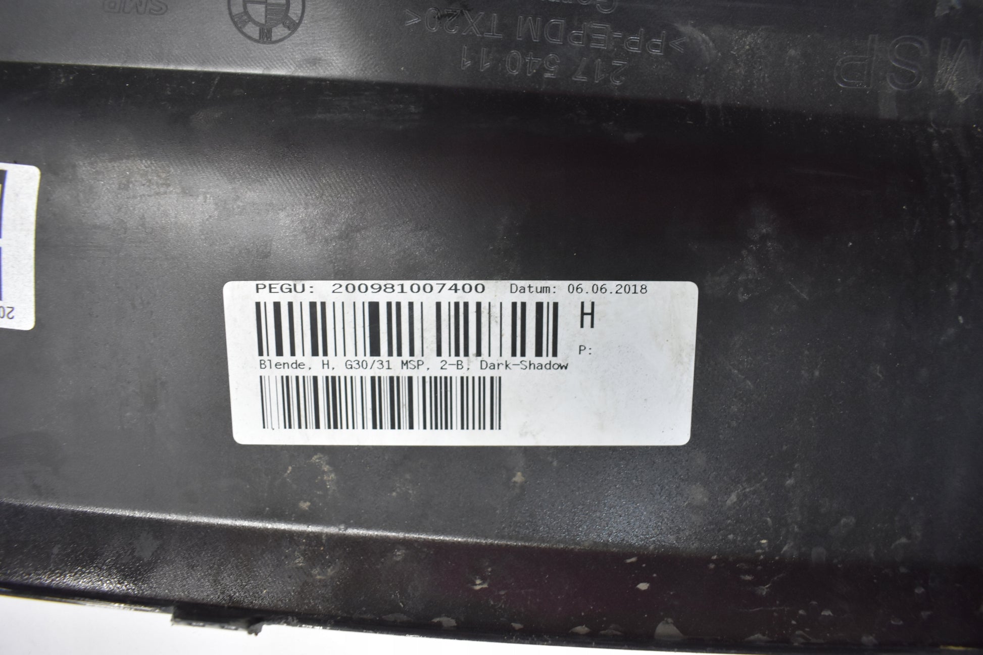 BMW G30 G31 M PACKAGE BUMPER DIFFUSER SPOILER ORG