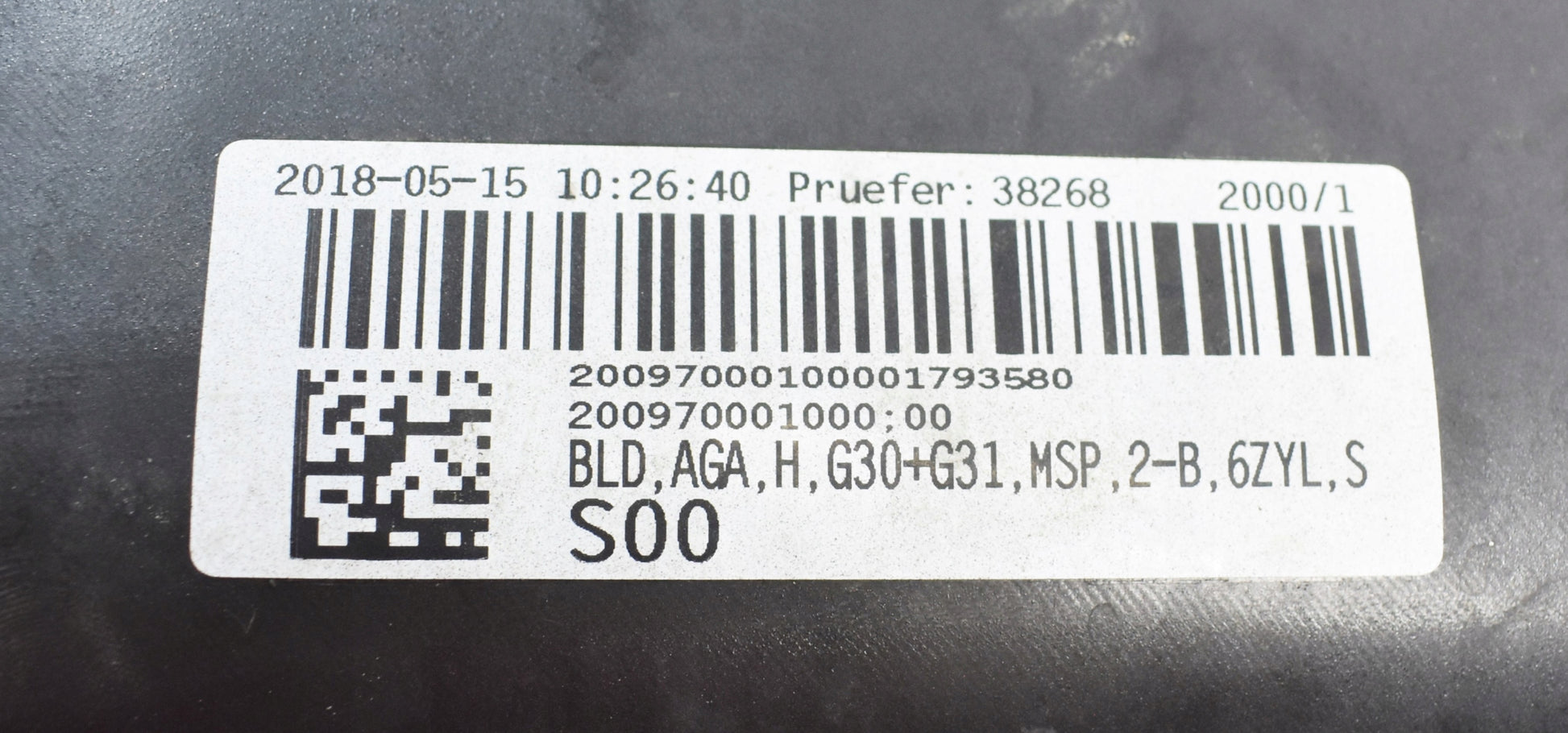 BMW G30 G31 M PACKAGE BUMPER DIFFUSER SPOILER ORG