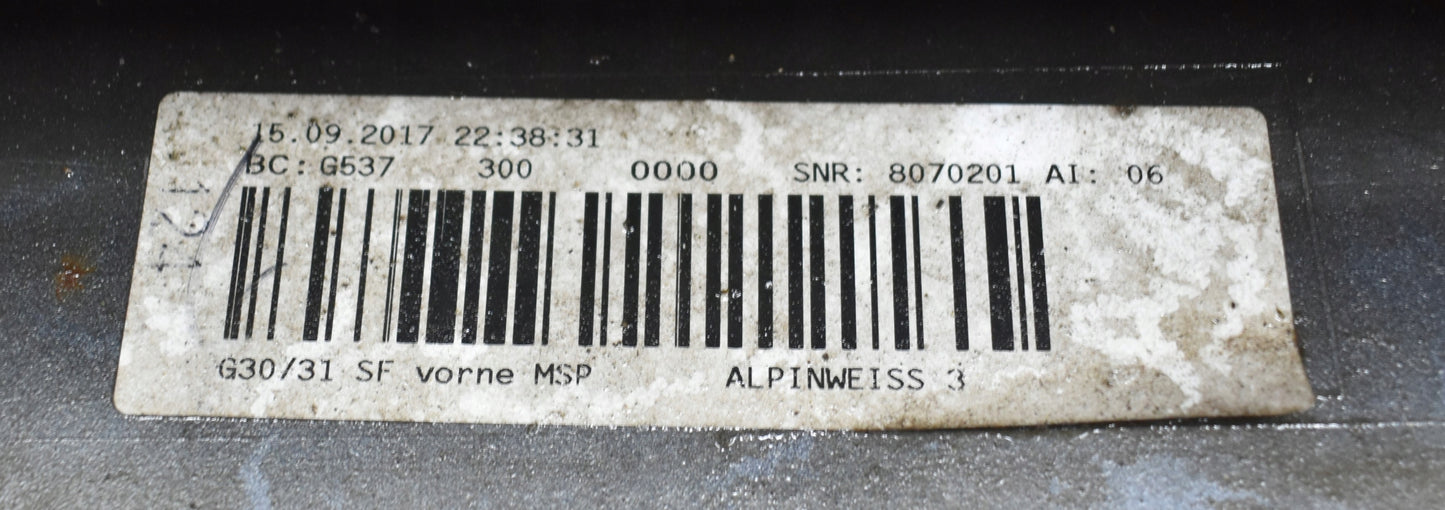 BMW G30 G31 M PACKAGE FRONT BUMPER ORG + GRILLE