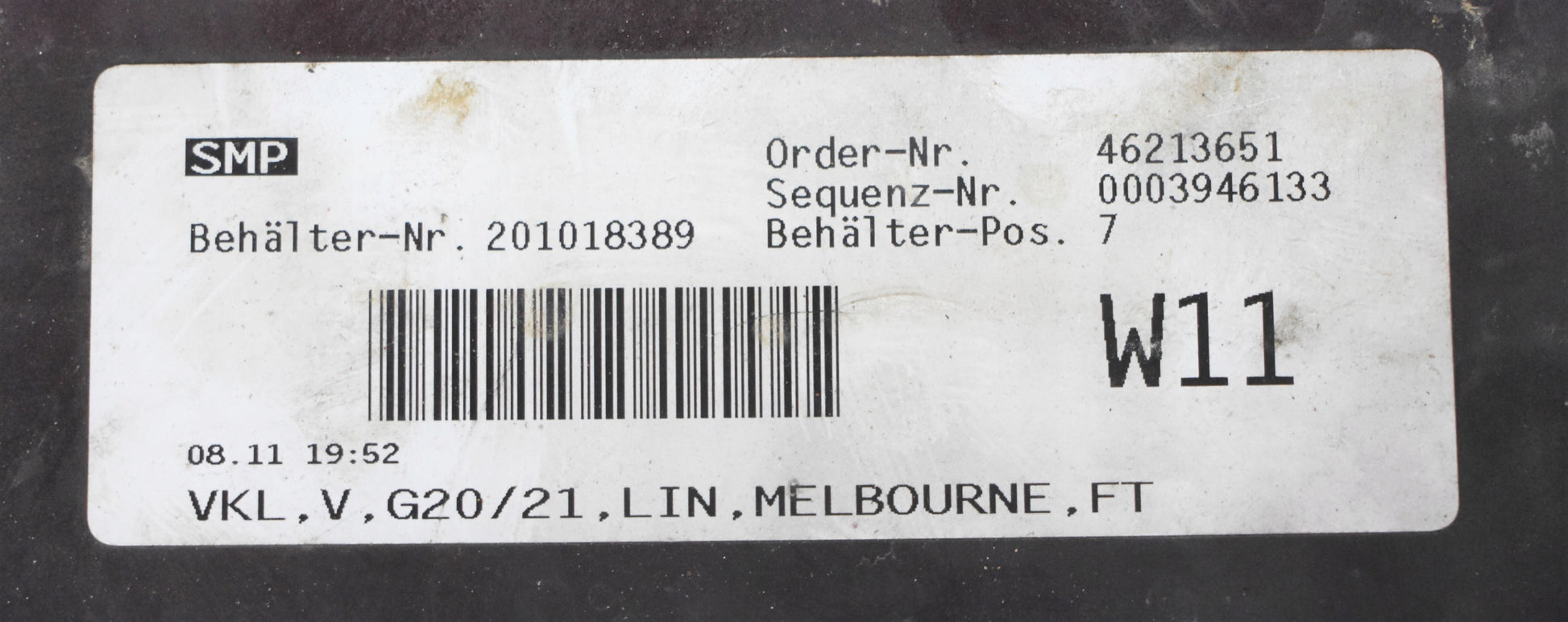 BMW III G20 G21 FRONT BUMPER ORIGINAL