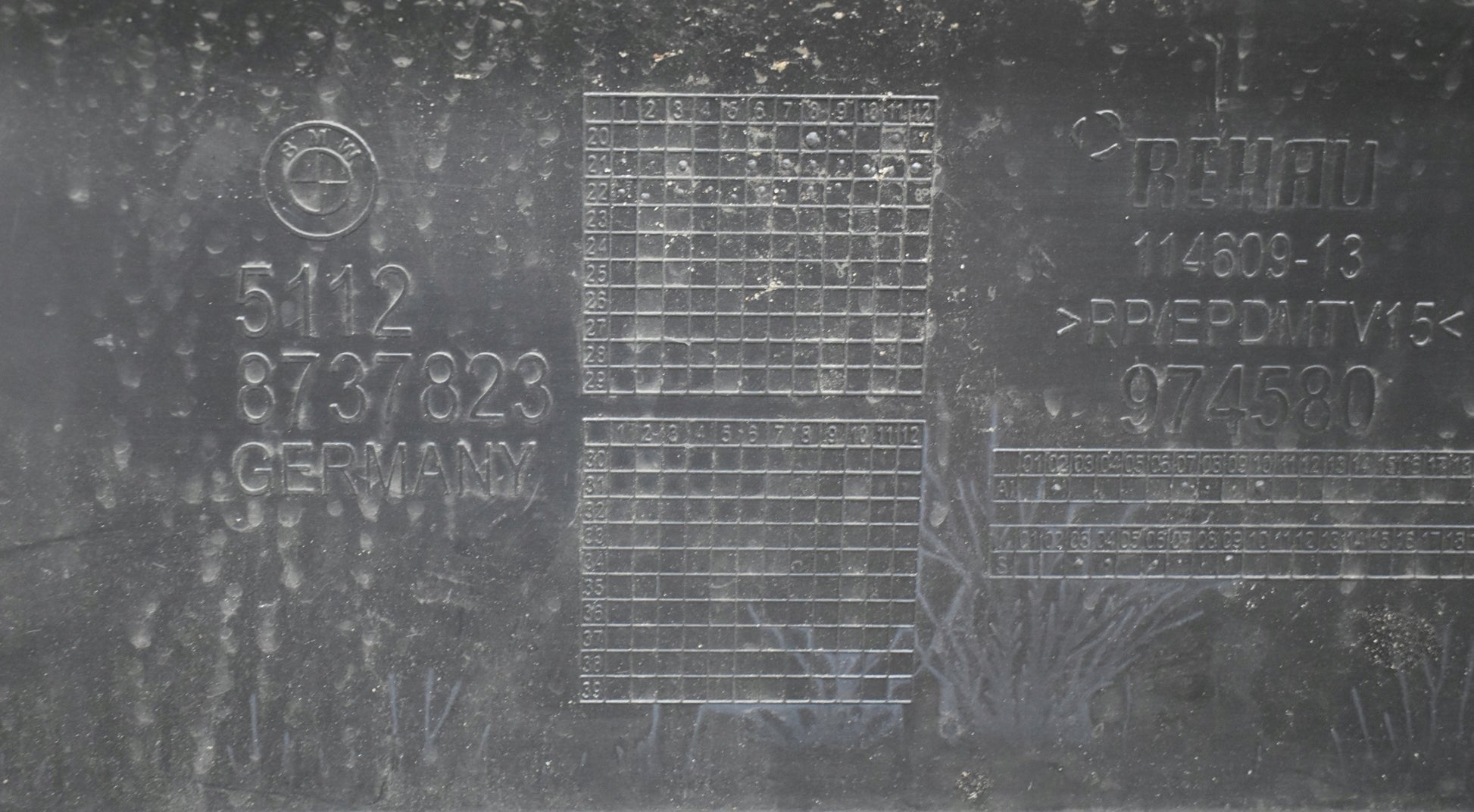 BMW IX I20 M PACKAGE REAR BUMPER GENUINE