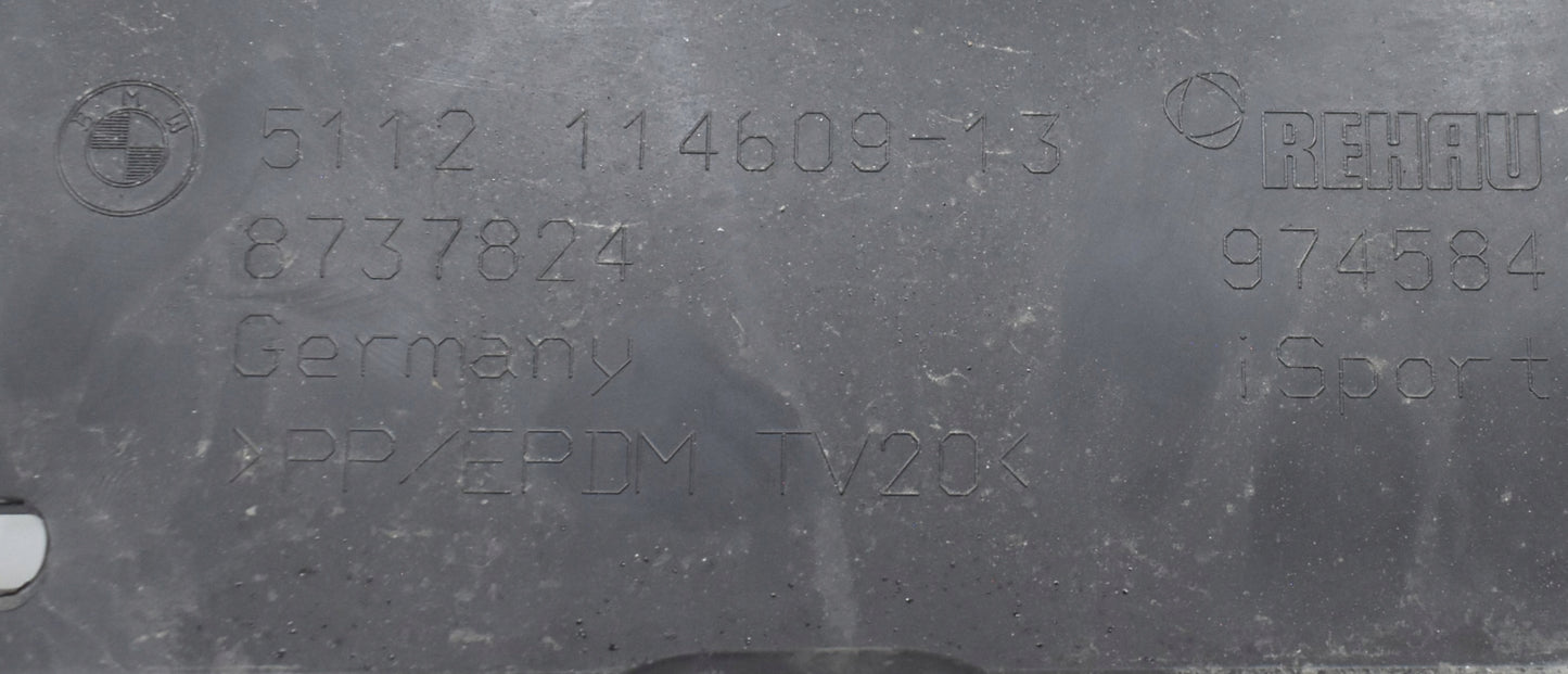 BMW IX I20 REAR BUMPER ORG + BOTTOM