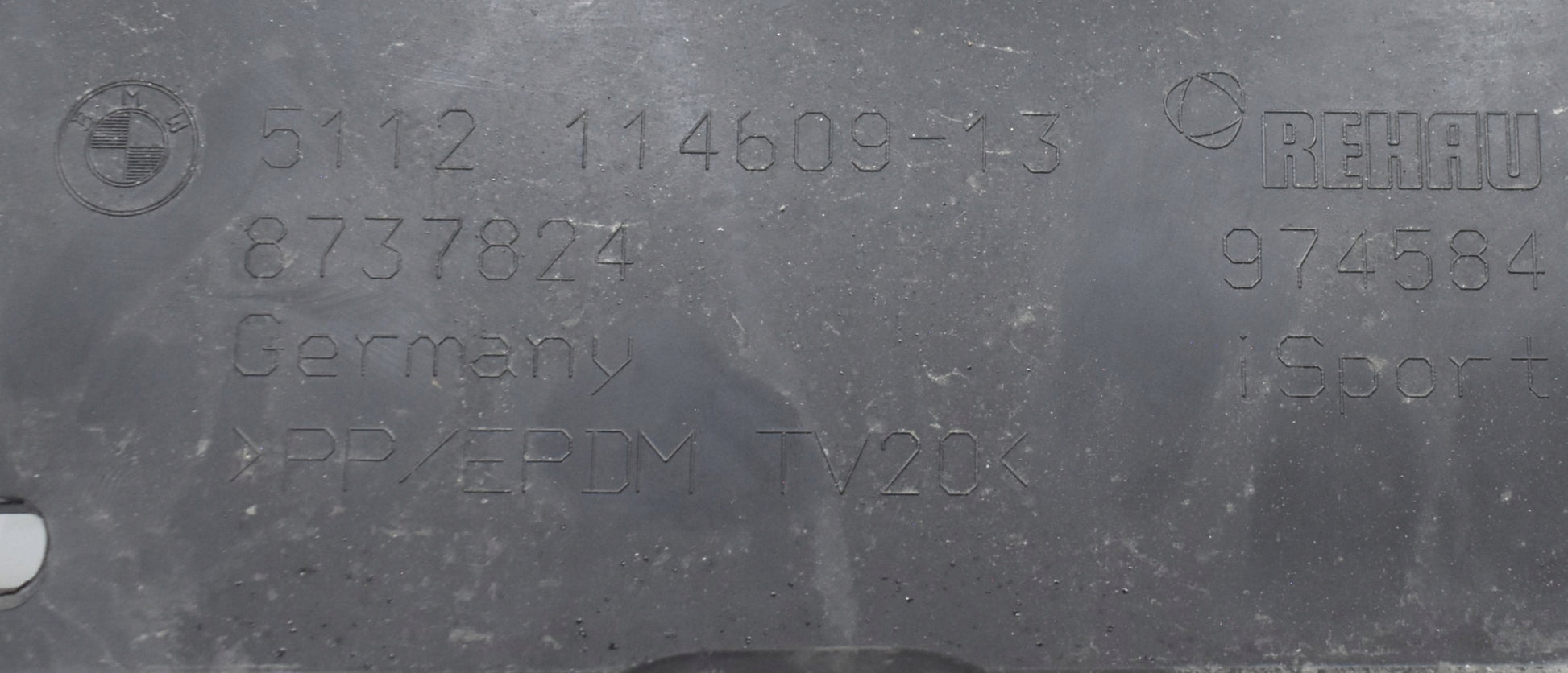 BMW IX I20 REAR BUMPER ORG + BOTTOM