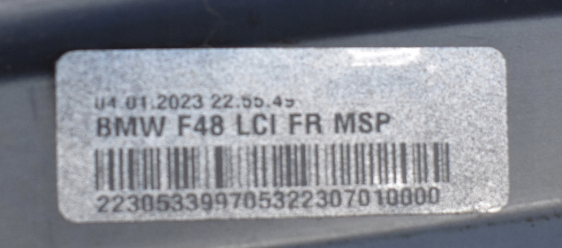 BMW X1 F48 LIFT LCI M PACKAGE FRONT BUMPER ORG