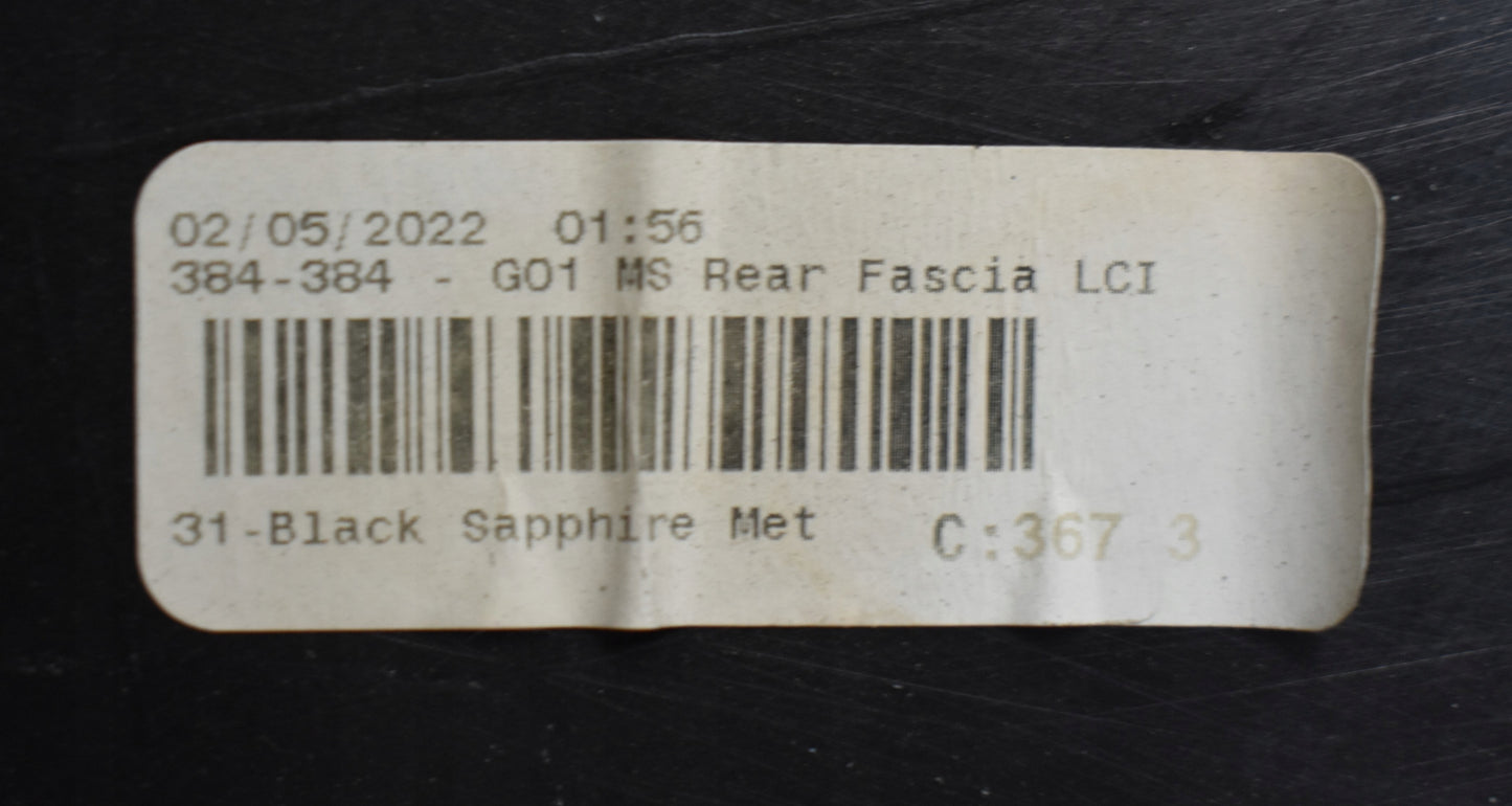 BMW X3 G01 M Sport Package Lift LCI Rear Bumper Original