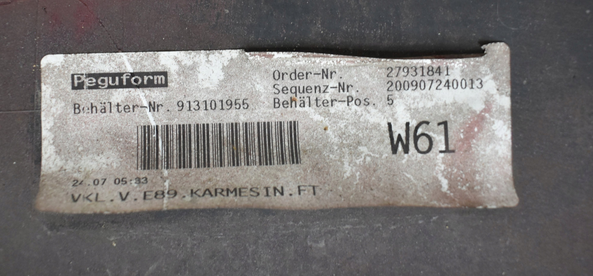 BMW Z4 E89 FRONT BUMPER ORG