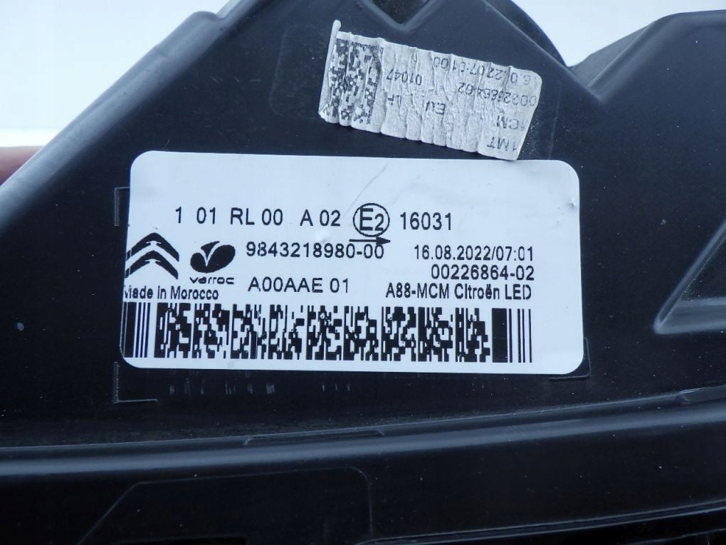 CITROEN C3 AIRCROSS LIFT 21- LED DRL LAMP LEFT