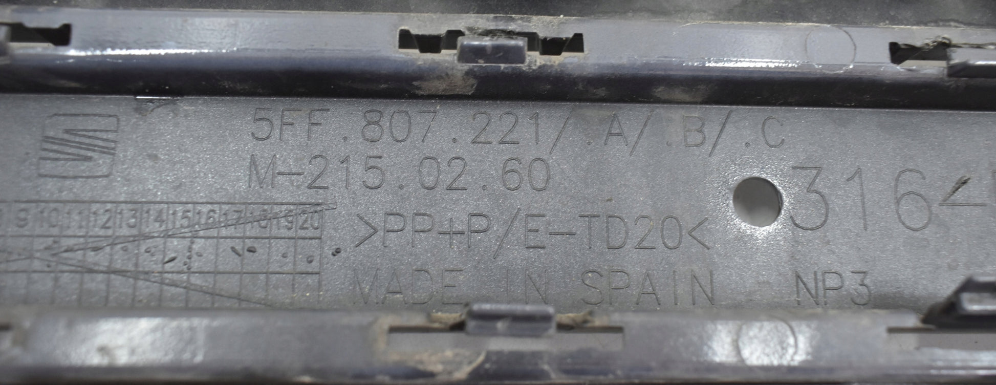 CUPRA FORMENTOR 5FF FRONT BUMPER ORG