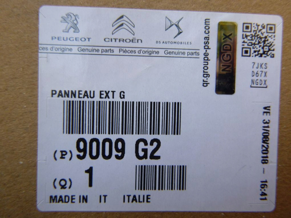 Ducato Boxer Jumper 06- Left Front Door Panel