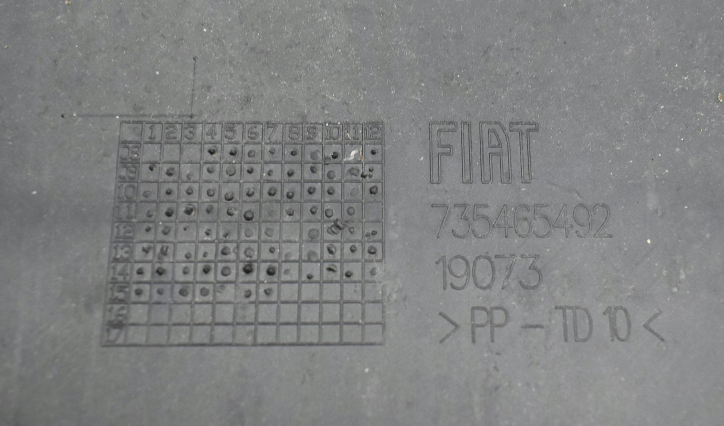 FIAT 500 ABARTH REAR BUMPER 08-15 ORG + BOTTOM