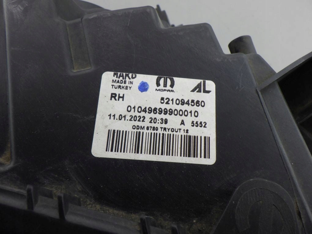 FIAT DOBLO OPEL COMBO II 2 LIFT 14- right front lamp