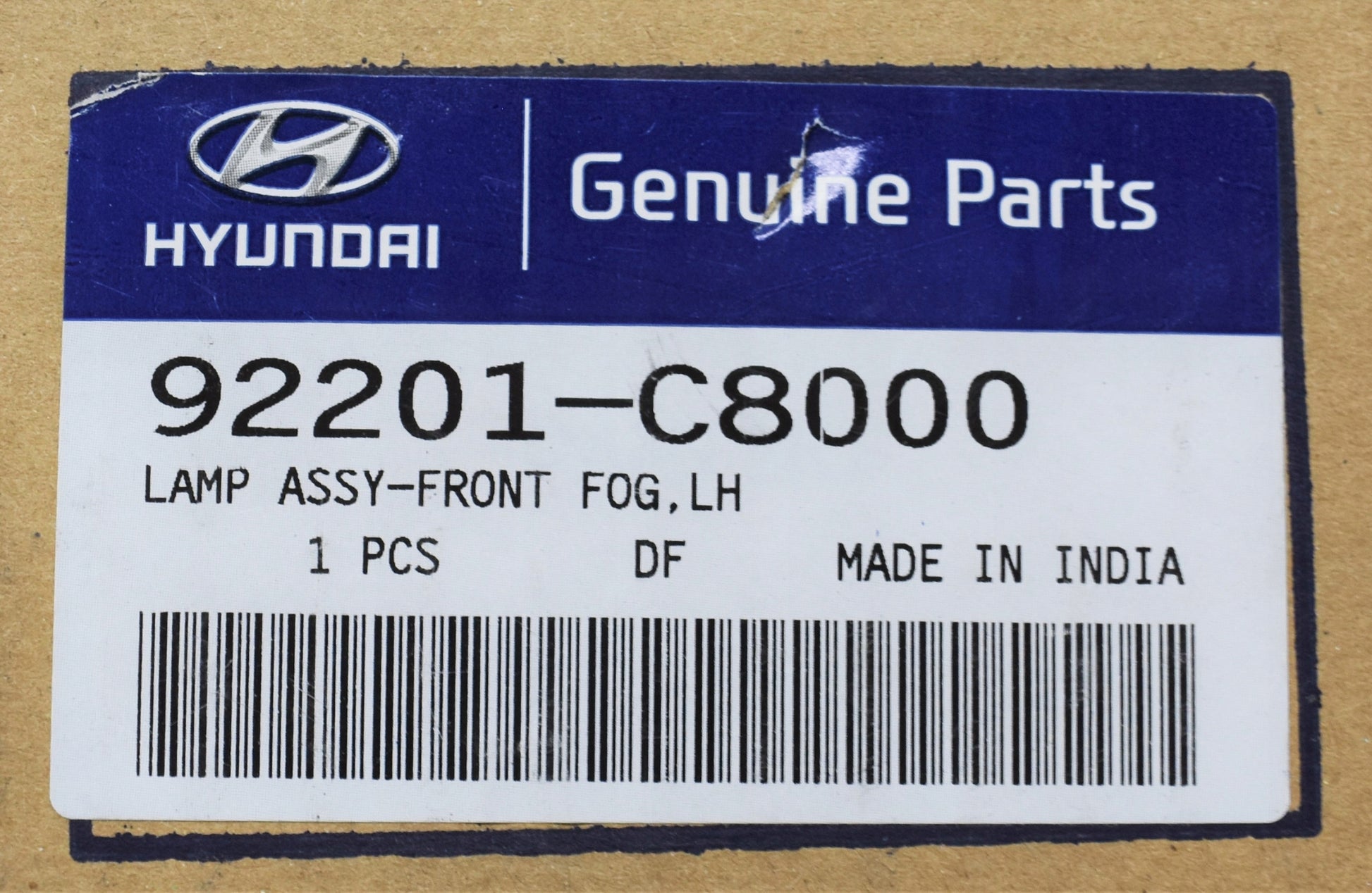 HYUNDAI I20 II HALOGEN LEFT FRONT GENUINE NEW