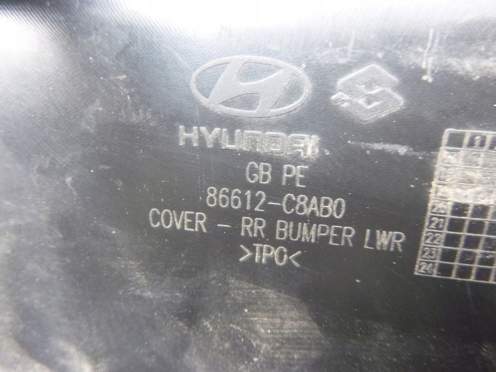 HYUNDAI I20 II LIFT 18- rear bumper spoiler