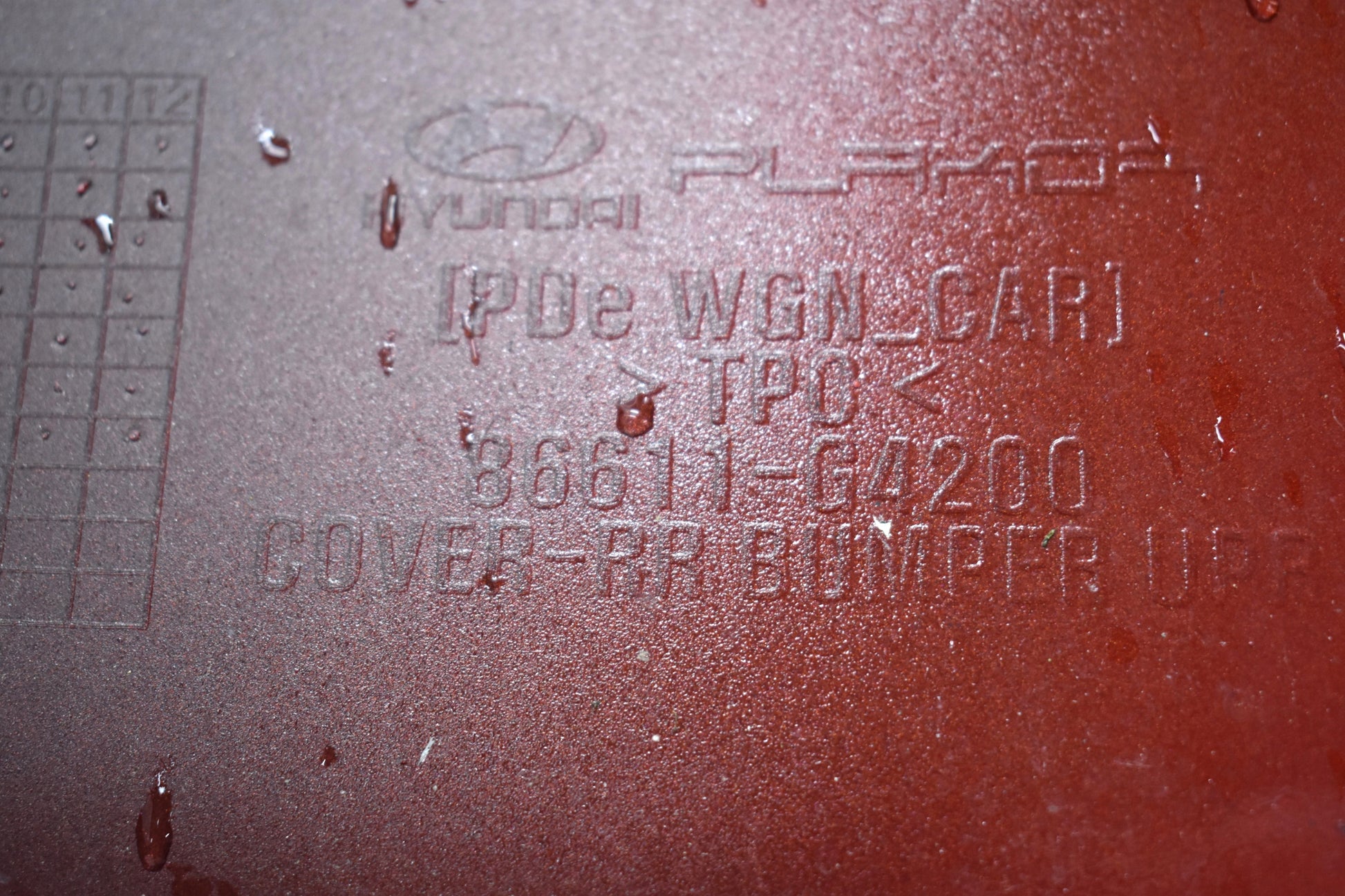 HYUNDAI I30 III REAR BUMPER REAR ORIGINAL ESTATE + BOTTOM