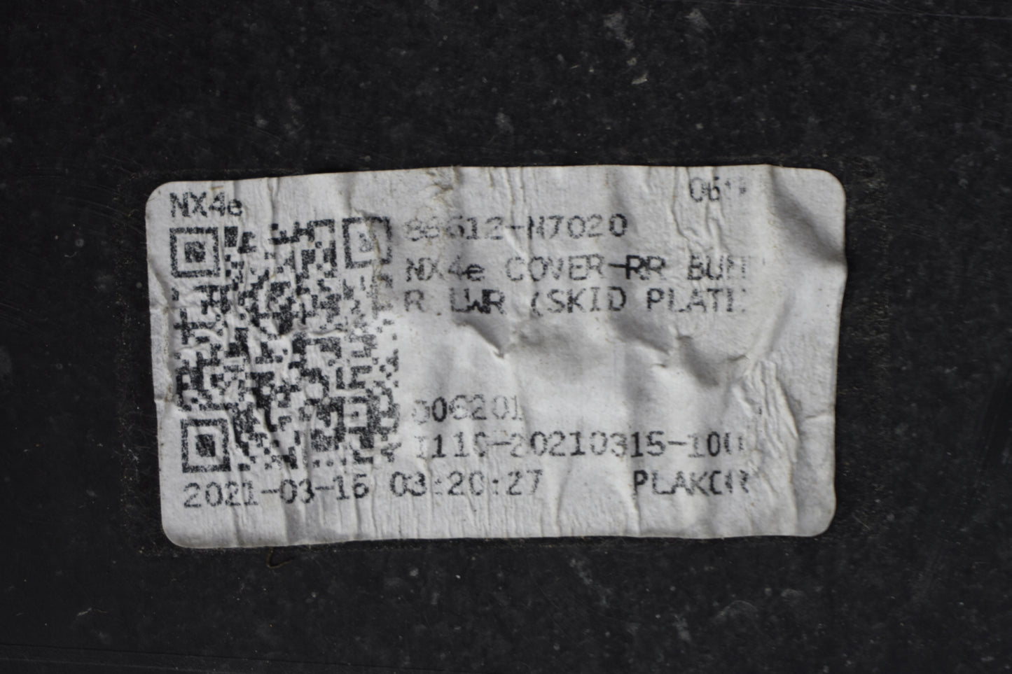 HYUNDAI TUCSON IV REAR BUMPER SUPER CONDITION ORG 21+