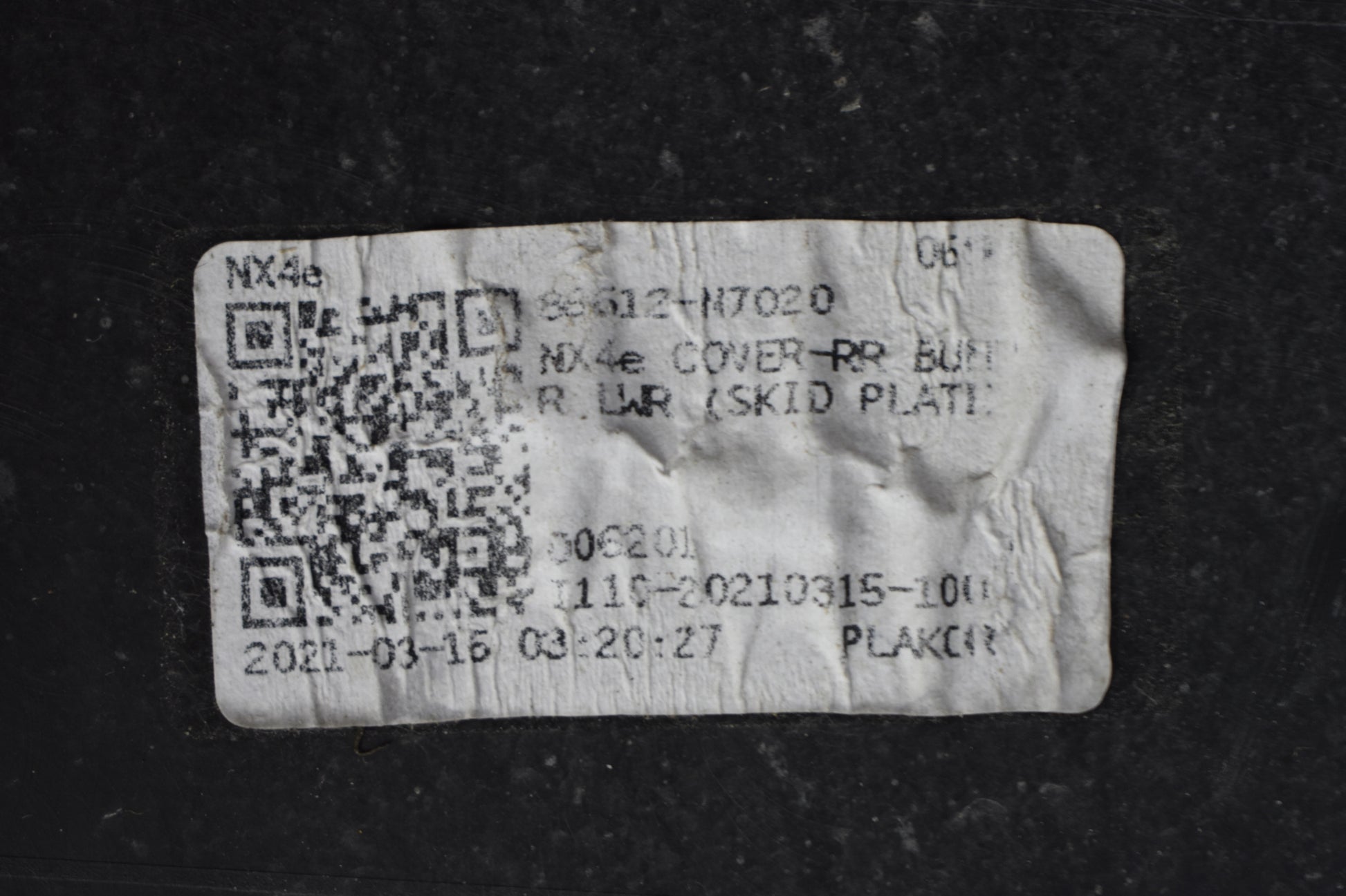 HYUNDAI TUCSON IV REAR BUMPER SUPER CONDITION ORG 21+