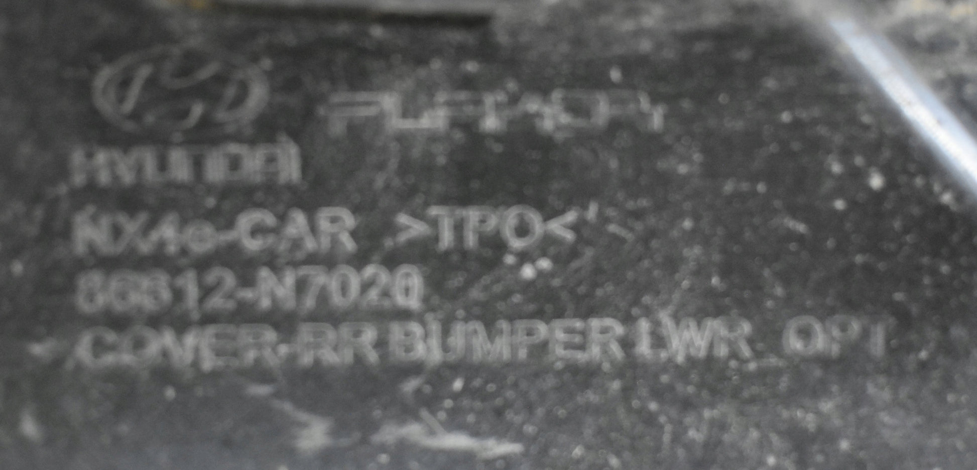 HYUNDAI TUCSON IV REAR BUMPER ORIGINAL + SIDE PANEL