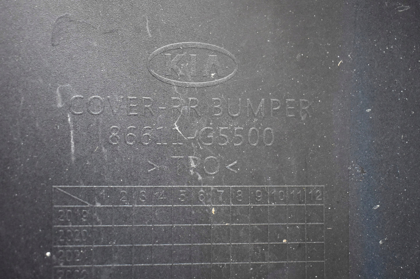 KIA NIRO I REAR BUMPER ORIGINAL + BOTTOM