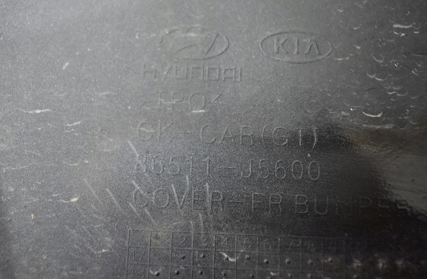 KIA STINGER FRONT BUMPER ORIGINAL