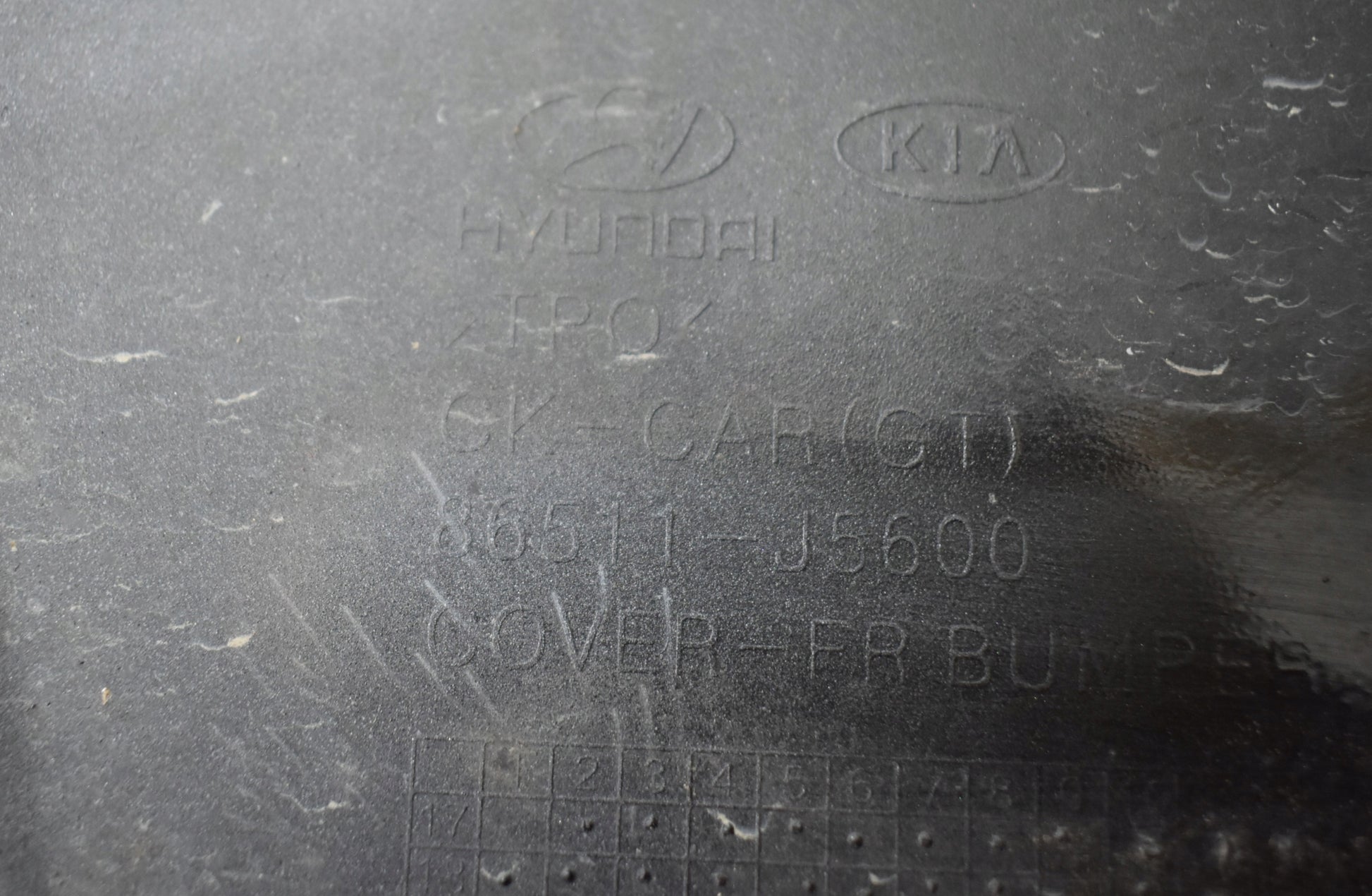 KIA STINGER FRONT BUMPER ORIGINAL