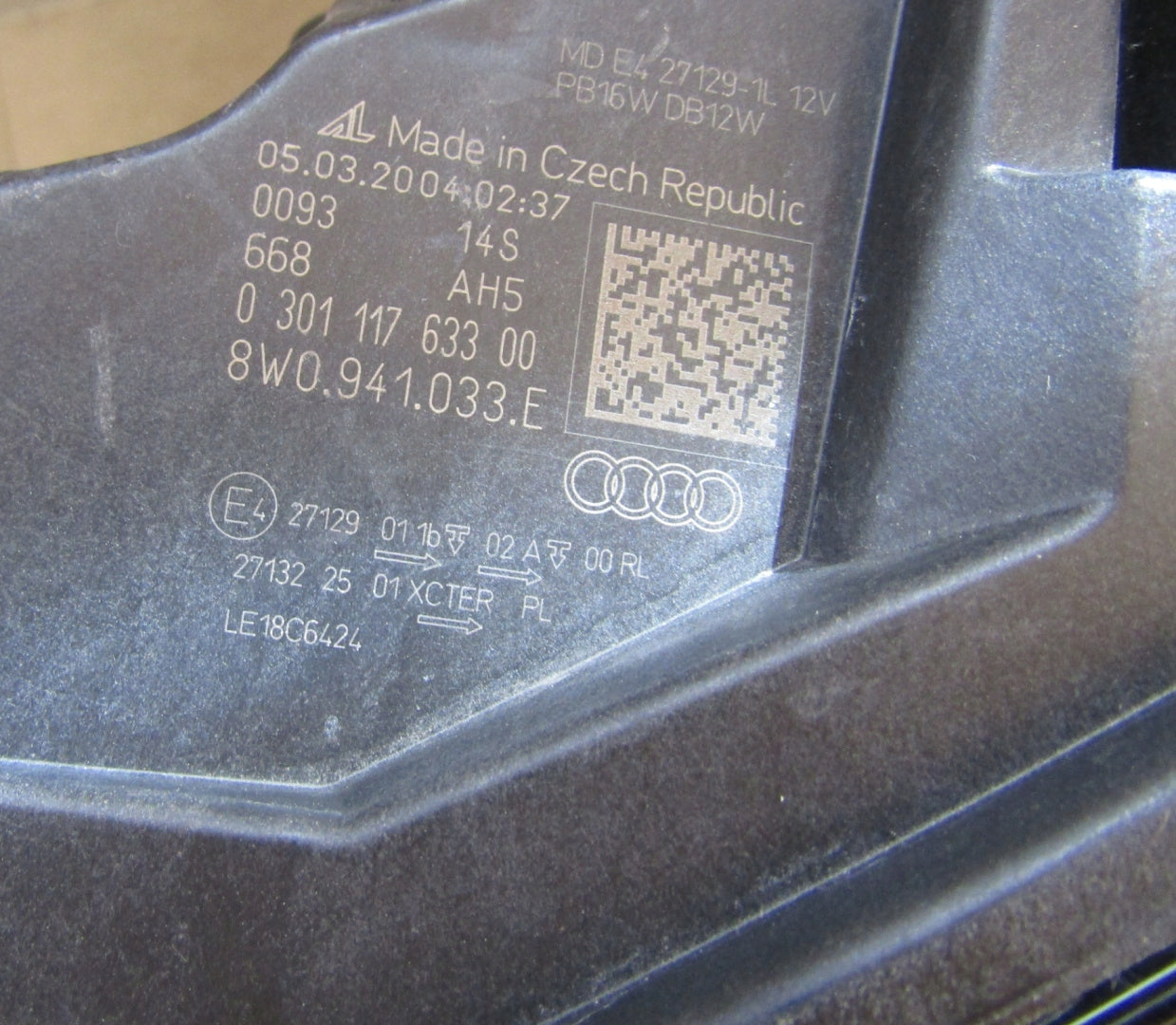 AUDI A4 B9 8W0 LIFT 19- FULL LED HEADLIGHT LH 8W0941033E