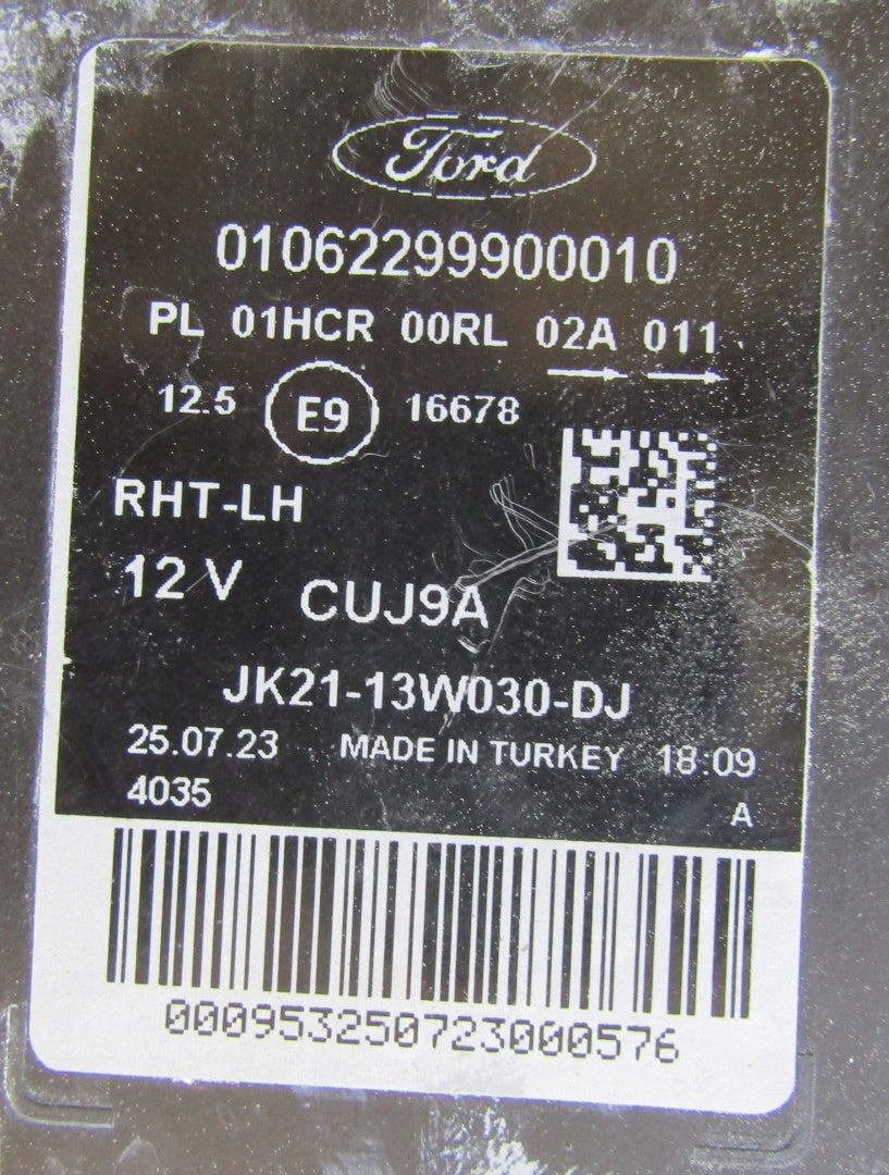 HEADLIGHT FORD TRANSIT CUSTOM LIFT STANDARD LED LENS 17-23 LH