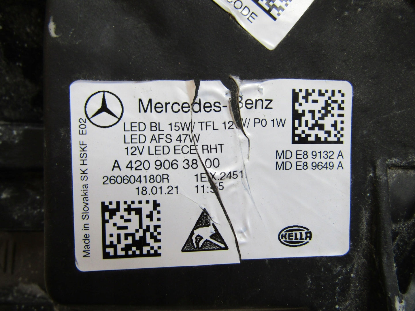 MERCEDES CITAN 2 II W420 FULL LED HIGH PERFORMANCE 21- LH HEADLIGHT