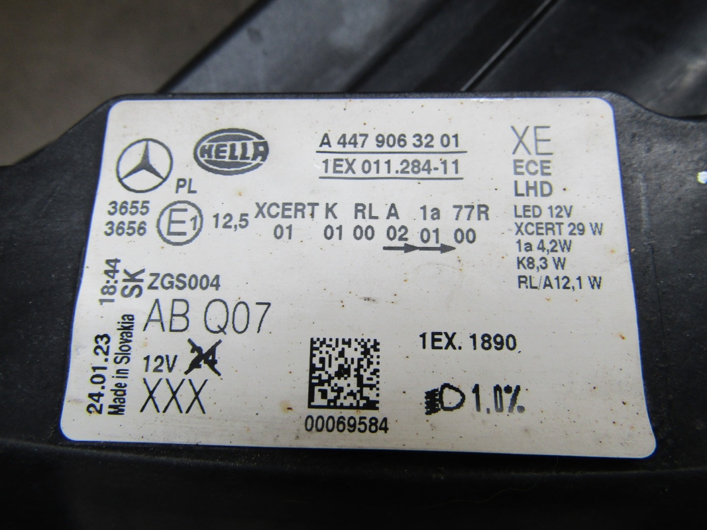 MERCEDES V-CLASS LH HEADLIGHT LEFT W447 LIFT FULL LED ILS 20- A4479063201