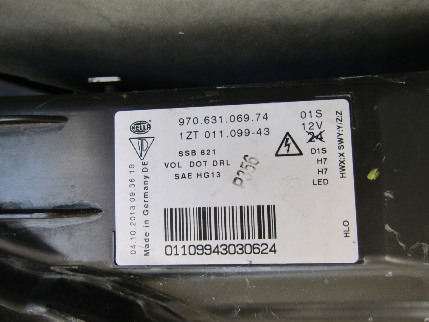 PORSCHE PANAMERA 970 HEADLIGHT LIFT 13-16 XENON ACTIVE LH