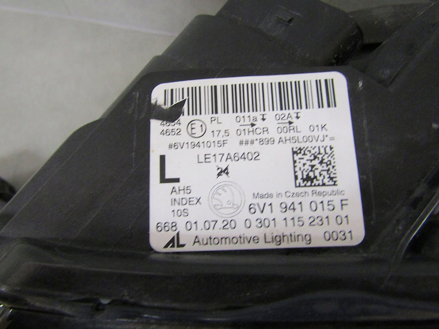 FRONT LAMP SKODA FABIA 3 III LIFT FULL LED 18-21 LH 6V1941015