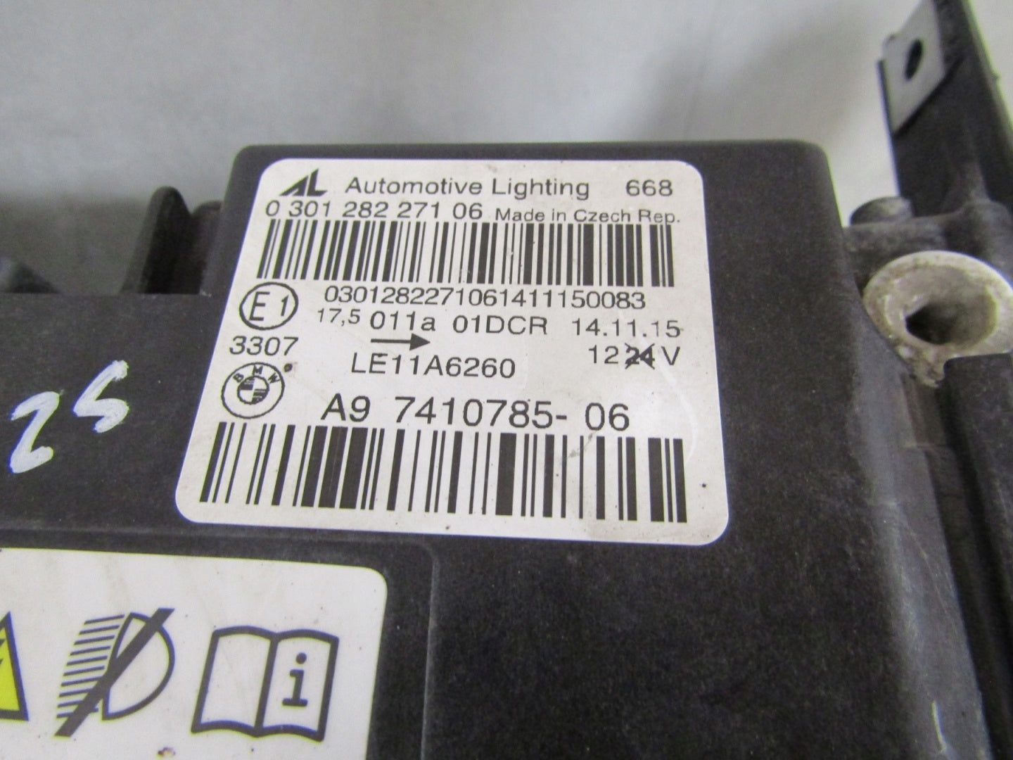 Front Light BMW 4 F32 F33 F36 XENON NON-SWIVEL 13-17 LH LEFT 7410785