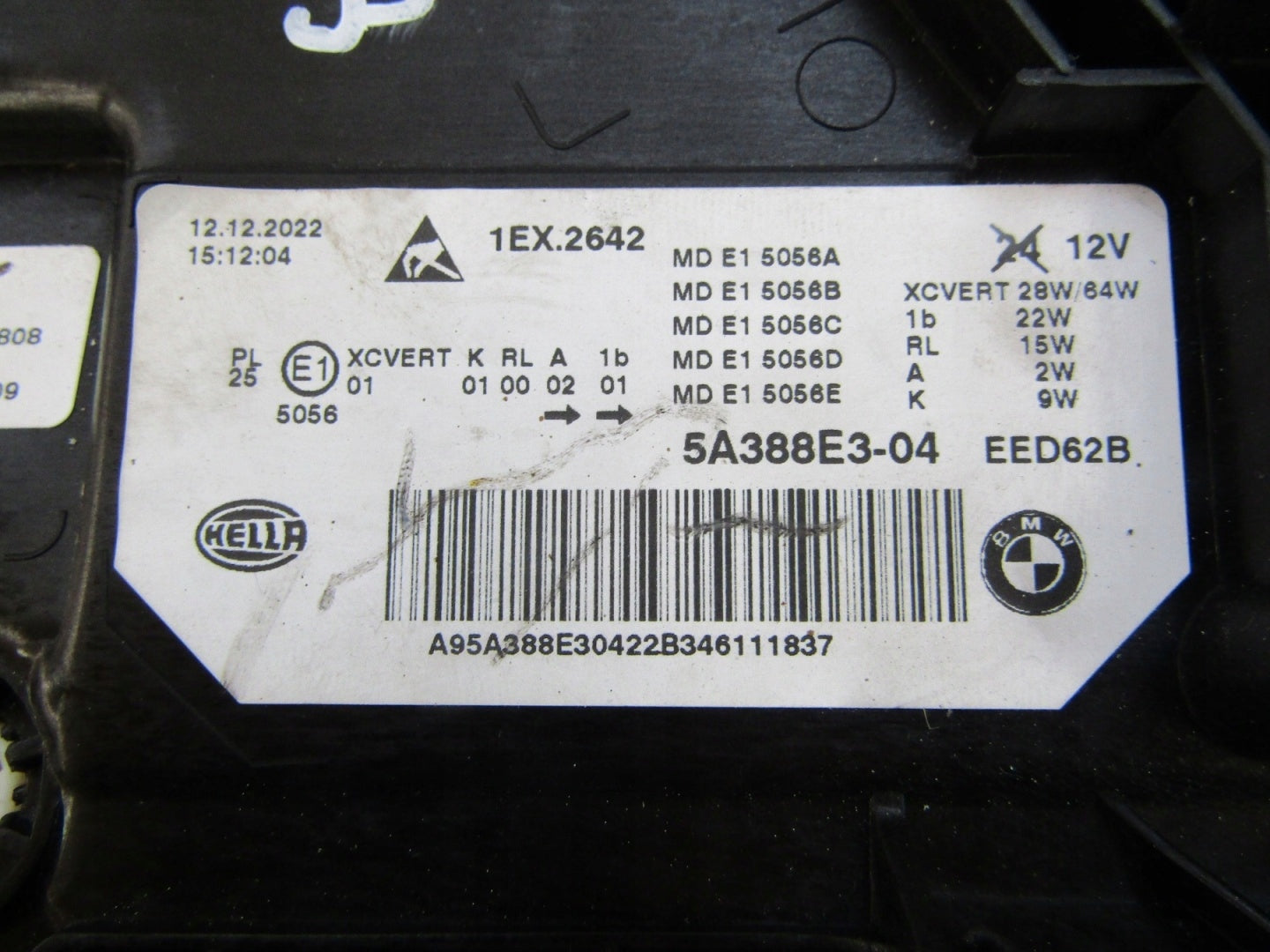 BMW 5 G30 G31 HEADLIGHT LIFT LCI FULL LED 20-24 LH LEFT 5A388E3