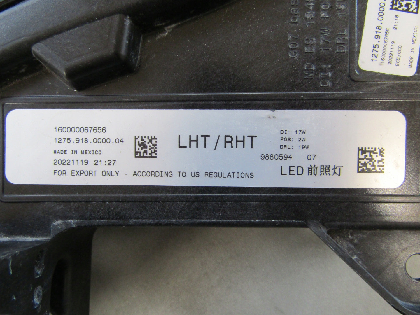 Front Lamp BMW X7 G07 LIFT LED DRL 22- RH 9880594